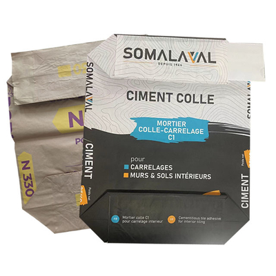 O leite colado personalização dos sacos de papel de Multiwall da válvula ISO2200 pulveriza os sacos 25kg
