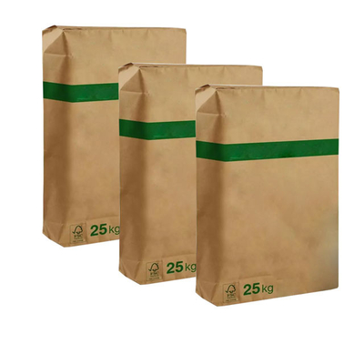 Saco durável dos sacos de papel M Folded Industrial Packaging de Multiwall sustentável