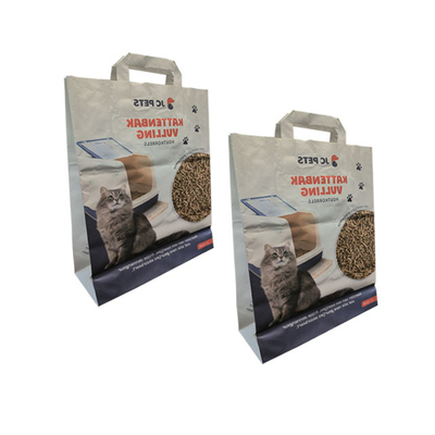 o empacotamento do papel de embalagem de 5L 10L ensaca o Tofu natural Cat Litter Bag Open Mouth do animal de estimação