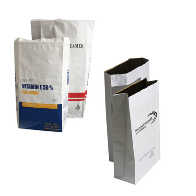 Farinha de arroz reciclável Sugar Bag da alimentação do animal de estimação de 3 sacos de papel de Multiwall Kraft da camada
