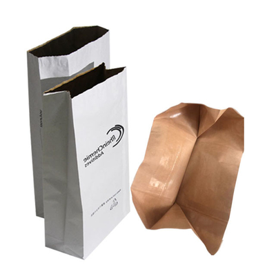 Bolsas de papel kraft de parede múltipla de espessura personalizada com alça