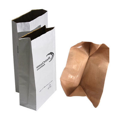 Sacos de papel de empacotamento da parte inferior da pitada do coco da farinha de trigo reciclados com Logo Print