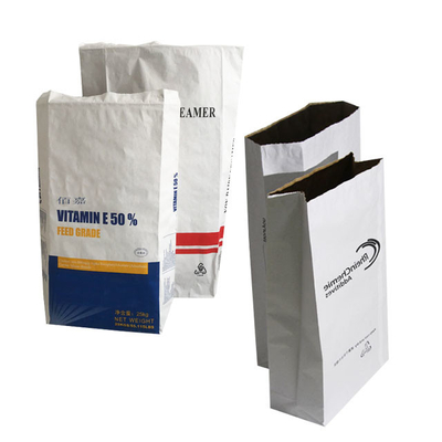 Bolsas de embalagem de papel kraft de 7 cores impressas sob medida Fecho e forma sob medida