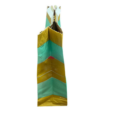 O empacotamento de papel do papel de Cat Litter Bags Handle Kraft de 7 cores ensaca a boca aberta