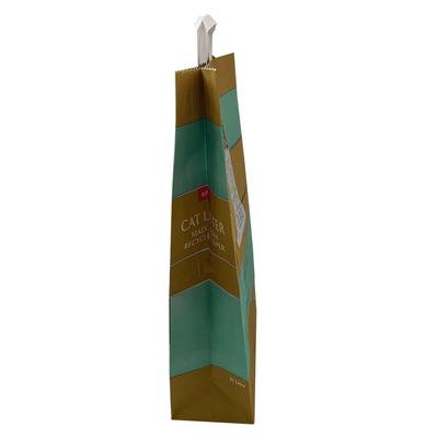 o empacotamento do papel de embalagem de 6L 10L 12L ensaca o papel feito sob encomenda Cat Litter Bags