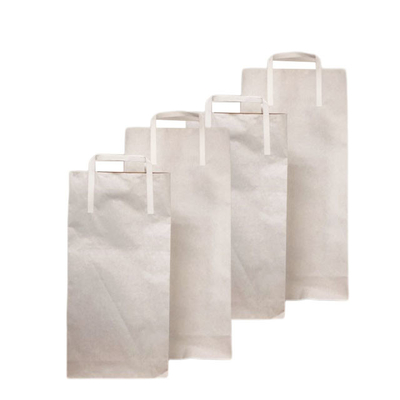 Os sacos de empacotamento do papel de embalagem de farinha de trigo do OEM personalizaram imprimir o punho lateral do reforço