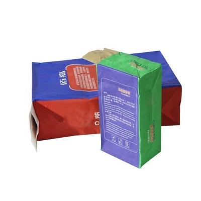 Sacos de válvula de papel biodegradáveis ​​impressos personalizados com tipos de fechamento variáveis