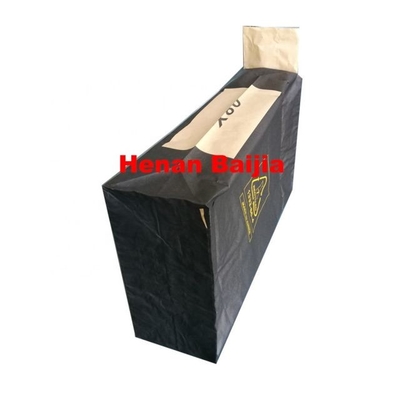 Sacos de papel com válvula de 25 kg, material durável branco ou marrom para embalagem