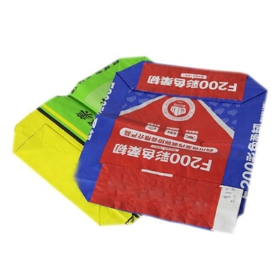 Sacos de papel de válvula laminada personalizados brancos ou marrons