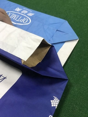 Sacos de papel multifolhas reutilizáveis ​​à prova d'água com válvula colada multiuso
