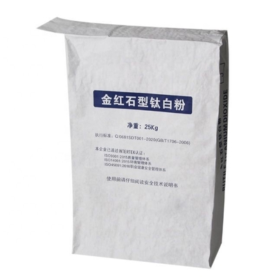 Do papel padrão do filme do Pe do PBF empacotamento industrial dos sacos de papel 20kg 25kg