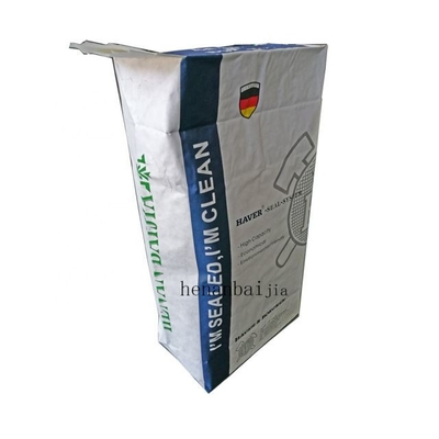 Saco impermeável customizável da válvula do papel de embalagem de 20kg 50kg que empacota para o cimento