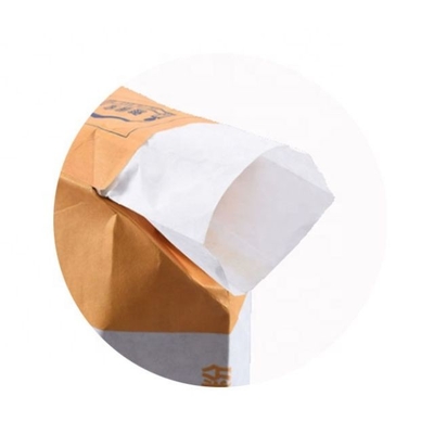 sacos impressos costume da válvula do papel de embalagem de 15kg 20kg Multiwall para o bloco do papel do cimento