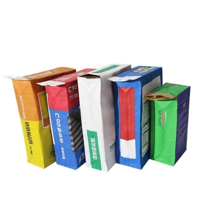 sacos de papel de Multiwall Kraft dos adubos químicos de 25kg 50kg que Waterproofing 20kg