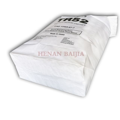 O OEM de empacotamento dos sacos da válvula do papel de embalagem de dióxido de titânio 25kg aceitou