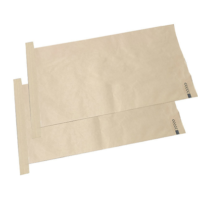 Saco de empacotamento de papel do coco de Brown do produto comestível para o material 25kg 20kg do alimento