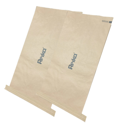 Sacos de papel multicamada impressos costurados de boca aberta 20kg com logotipo personalizado