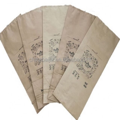 Sacos de papel de gramado feitos sob encomenda de tamanhos diferentes e ecologicamente corretos