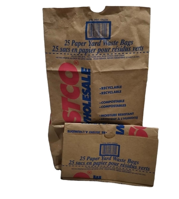 Embalagem de sacos de papel industrial com impressão de tamanho personalizado Produtos alimentícios