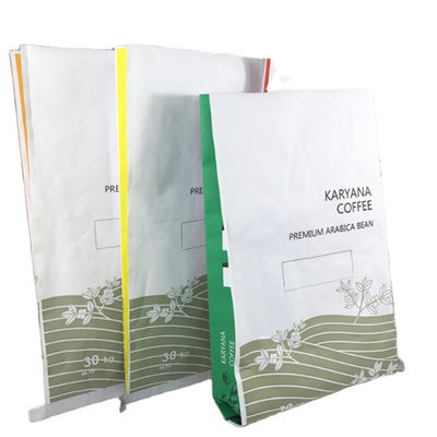 Sacos de papel de parede de 25 kg com revestimento resistente à umidade