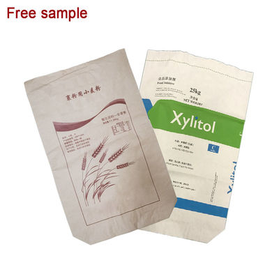 Sacos de papel selados por calor com logotipo personalizado para embalagem profissional