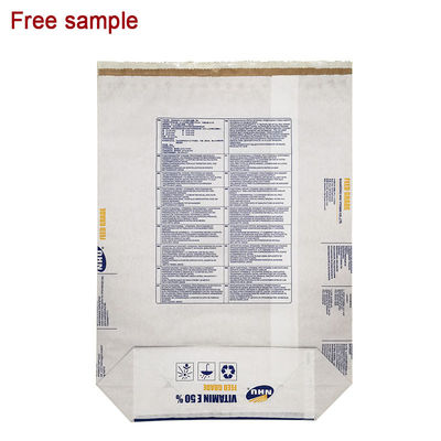 SGS / FDA / ISO9001 Saco de papel de parede múltipla Dimensões personalizáveis