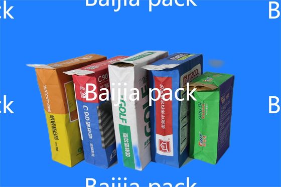 Bolsas de papel industriais de parede múltipla com válvula e laminação personalizadas