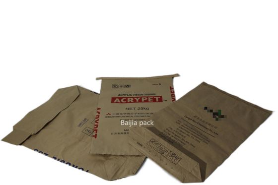Saco de papel industrial de paredes múltiplas Solução de embalagem sustentável e ecológica