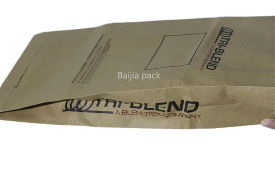 80 gramas Bolsas de papel Kraft multipared Solução de embalagem personalizada