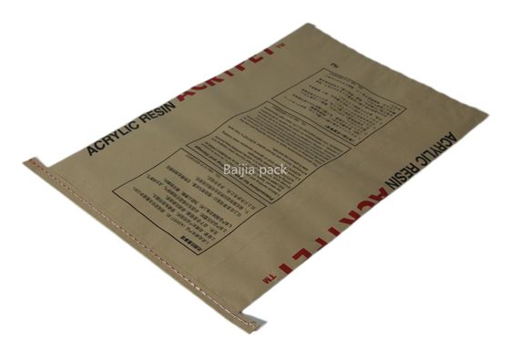 Bolsas de papel Kraft de parede múltipla personalizadas Certificação Fda Indústria química Embalagens