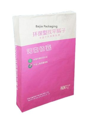 Embalagens industriais Bolsas de papel Kraft de parede múltipla Logotipo personalizado