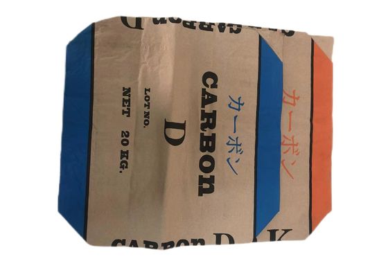 Sacos de papel de parede múltipla com válvula colada duráveis para embalagens