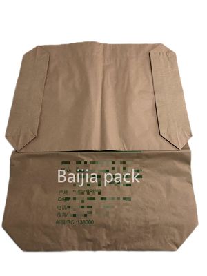 Desenho personalizado Sacos de papel industriais Selo térmico fechamento Solução de embalagem confiável