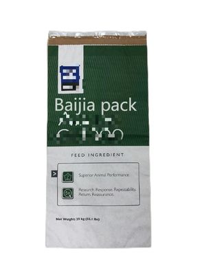 Segmentação térmica Bolsas de papel Kraft de parede múltipla Espessura e impressão personalizadas