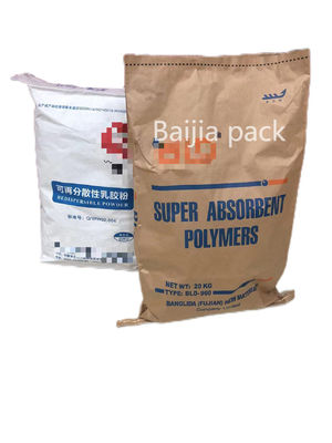 Sacos de papel industrial biodegradáveis Logotipo personalizado Impressão personalizada