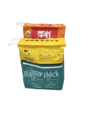 Impressão por encomenda de sacos de papel industriais de parede múltipla com válvula colada