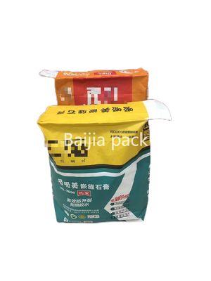 Impressão por encomenda de sacos de papel industriais de parede múltipla com válvula colada