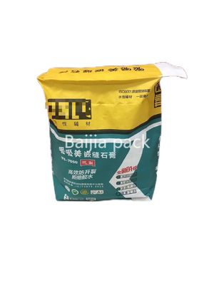 Solução de embalagem de sacos de papel auto-selados Kraft habilitados para válvula