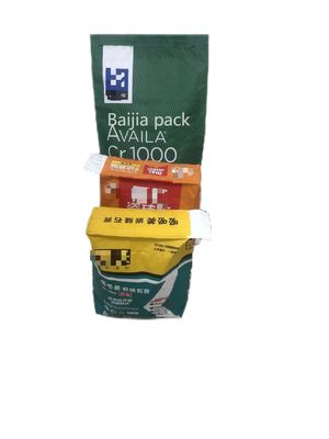 Sacos de papel kraft de parede múltipla personalizáveis