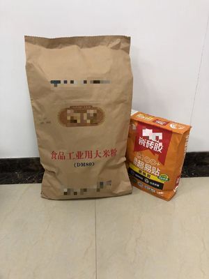Sacos de embalagem de papel kraft personalizáveis altamente duráveis