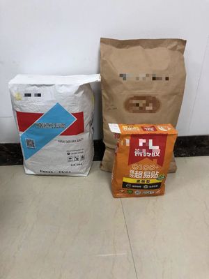 Embalagens farmacêuticas Bolsas de papel Kraft de paredes múltiplas Bolsas impressas sob medida
