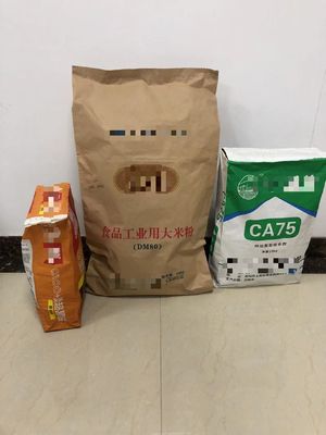 Impressão Flexibilidade Sacos de válvulas de papel industriais Espessura personalizada