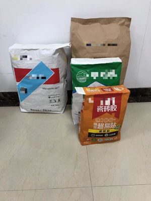 Impressão Flexibilidade Sacos de válvulas de papel industriais Espessura personalizada