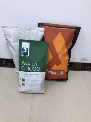 Sacos de papel de 20 kg com fundo de pinça com capacidade aceitar personalizado e fechamento
