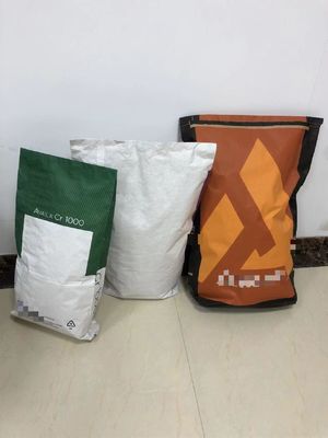 Seleção de capacidade para customização de sacos de papel de fundo de pinça branca