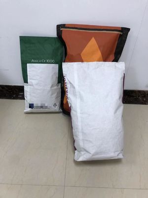 Método de Impressão Flexo 50kg Sacos de papel de fundo de compressão Personalização disponível