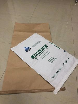 Alimentos para animais/embalagens aditivas Sacos de papel de costura com impressão personalizada
