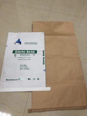 Sacos de papel de parede múltipla de boca aberta costurados para necessidades de alto desempenho