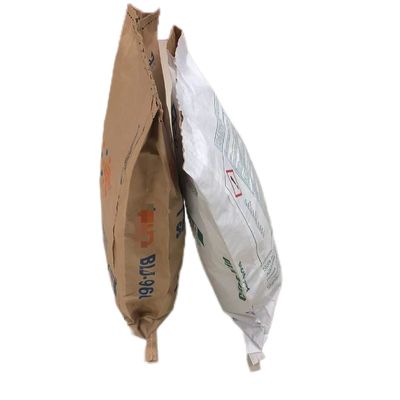 Sacos de papel kraft de parede múltipla de 25 kg à prova de umidade de costura