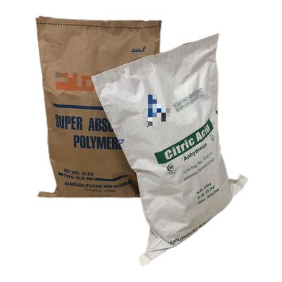 Materiais de construção Embalagens Sacos de papel de parede múltipla de boca aberta costurados